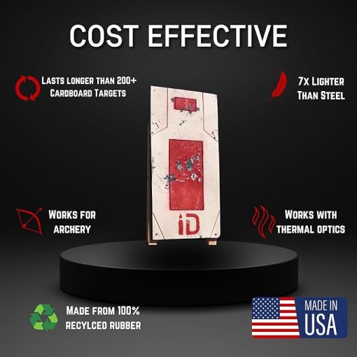 Self Healing C-Zone Infinity Target | Long-Lasting Shooting Target | Reactive Training Target | Universal Mounting | High-Impact Resistance | Range Practice - Image 2