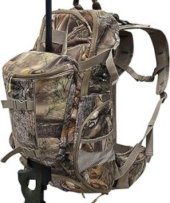 MDSTOP Hunting Backpack With Bow and Rifle Holder, Large Capacity Daypack for Camping and Hiking