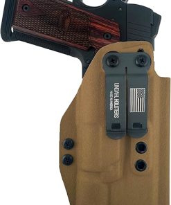 Compatible with Sig 1911 Railed w/ X300-A/B IWB Kydex Holster – Optic Ready – Concealed Carry – Adjustable Cant & Retention – Secure Fit – Durable & Lightweight – Made in USA