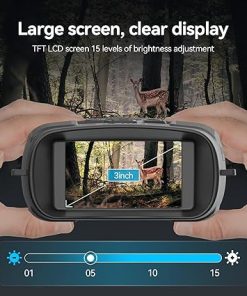 SVBONY SA206 Night Vision Goggles for Adults, 4K Night Vision Binoculars with 850nm Infrared for Total Darkness, 4K Video & 36MP, 5000mAh Battery, Gifts for Men, for Camping & Wildlife Observation 2