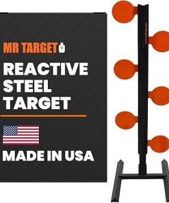 AR500 Dueling Tree | American Made Steel for Shooting Ranges Reactive Shooting Target | Auto Rest | Shooting Sports Competition | 6″ x 3/8″ Steel Paddles Target