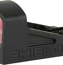 SMS2 – Shield Mini Sight 2.0 – RMS Footprint – Crystal Clear Lens – Co-Witness – Open Reflex Sight – Polymer Housing – Full Size Duty Optic – Always On – Auto Brightness