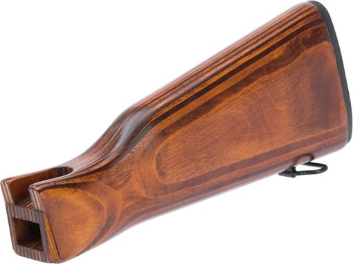 Evike - LCT Airsoft Wooden Stock for AK Series Airsoft Rifles (Type: AKM)