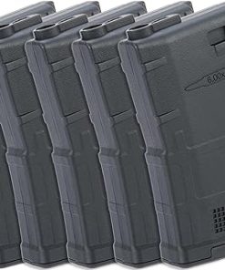 Evike Airsoft – ARES AMAG 100rd Mid-Cap Mag for M4 Airsoft AEGs (Color: Black / 5 Pack)