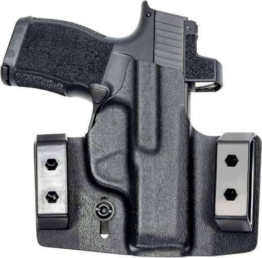 Tulster OWB Contour Kydex Holster in Left Hand fits: Sig Sauer P365 / P365X / SAS | Optic Compatible Outside The Waistband Concealed Carry - Image 2