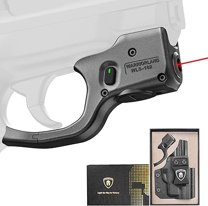 WARRIORLAND Laser Sight Fit S&W M&P Shield 9mm/.40 with Kydex MP Shield Holster WARRIORLAND Laser Sight Fit S&W M&P Shield 9mm/.40 with Kydex MP Shield Holster