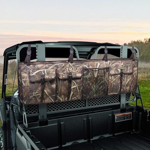UTV Gun Rack, Quick Release Gun Holder for Hunting Rifles, Carrier Storage Bag for Hunting Gear