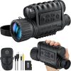Tenebraex Ocular & Objective Flip Up Rifle Scope Lens Cap Covers Kit for Meopta MeoStar R2 2.5-15×56, Bushnell Match Pro ED 5-30×56 4