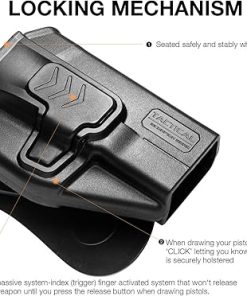 Tactical Scorpion Gear Polymer Paddle Level II Left Hand Holster Fits: Byrna SD, LE and XL 2