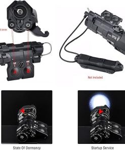 Metal ML C+ Box Laser Sights，with IR Laser + Red/Green/Blue Laser Sight + IR Fill Light + Strobe/Momentary/Constant Modes Whitelight LED 220 Lumens Flashlight，for 20mm Rail 2