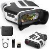 Night Vision Goggles, Night Vision Binoculars 4K Infrared Digital with 1300ft View Range, High Sensitivity Night Goggles for Hunting, Camping and Surveillance, Rechargeable, 32GB TF Card Inclu