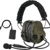 M301 Tactical Headset with Extension Line for Hunting and Shooting，Hearing Protection and Communication