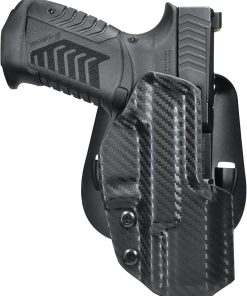 OWB Paddle Holster Fits Rock Island Derya Arms DY9 Outside Waistband Carry Gun Holster Kydex American Made OWB with Paddle Attachment