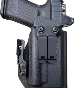 Black Kydex IWB Claw Holster Compatible with Glock 19 Olight PL-3 Valkyrie