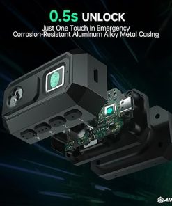 Biometric Trigger Lock & Gun Safe Bundle – Quick-Access Gun Trigger Lock for Handguns, Rifles, and Shotguns, Biometric Gun Safe for Handgun, Ideal for Home, Bedside, and Car 2