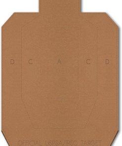 Official USPSA/IPSC Cardboard Targets, Competition Torso Target, Silhouette Shooting Target, Cardboard Targets. Made in USA
