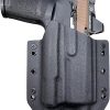 Black Kydex OWB Holster Compatible with Sig Sauer P320 M18 Olight PL-2 Valkyrie