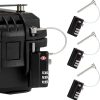 TSA Approved Gun Case Lock – Heavy-Duty, Cut-Resistant & Child-Safe Security Padlock for Firearms, Pistols, Rifle Cases, and Travel Luggage