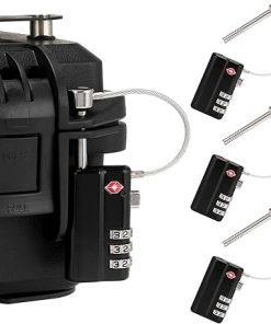 TSA Approved Gun Case Lock – Heavy-Duty, Cut-Resistant & Child-Safe Security Padlock for Firearms, Pistols, Rifle Cases, and Travel Luggage