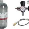 TUXING 4500Psi 2.5L Carbon Fiber Scuba Tank with Regulator Fill Station ,High Pressure Composite Cylinder NOT DOT ,Diving Tank,Pcp Air Tank for Pcp Air Rifle Snorkeling Water Sports