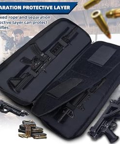 30 36 inch Soft Rifle Bag with Mag Pouch SBR Gun Case Convertible Tactical Backpack for Shooting and Hunting Available Length in 30″ Black Waterproof 2