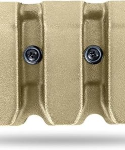 Kydex Duty Style Triple Mag Carrier | Veteran Made in The USA | Premium Mag Holster Pouch with Combat Belt Clip for Double Stack Mags