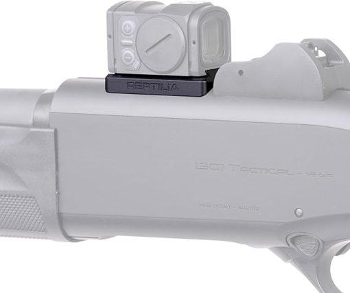 REPTILIA Saddle Mount - for Beretta 1301 & A300 Shotguns, Aimpoint ACRO & Steiner Optics MPS Compatible, Low-Profile Red Dot Optic Mount, Black Anodized Finish