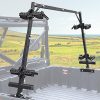 StarknightMT UTV Gun Mount – Sporting Clays SXS Gun Rack Compatible with Polaris Ranger General Pioneer Golf Cart SXS Quick Draw 4 Cargo Bed Gun Holders