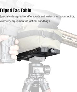 Tripod Tactical Table, Tac-Table, Multi-Purpose Mounting Platform, Integrated Arca Rail, 1/4″ and 3/8″,Hunter Tripod Plate,11.2”x3.6”(285mmx91mm), 2522 2