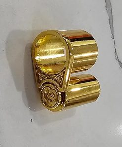 Premium Scroll Design Colt 1911 .45 ACP, 38 Super and 9mm Enhancement Device Steel Polished Plated, Gold 2