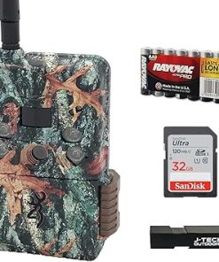 Browning Defender Wireless Pro Scout Cellular Trail Game Camera (Verizon) Bundle Includes 32GB Memory Card, 8 AA Batteries and J-TECH Card Reader (18MP) | BTCDWPS-VZW