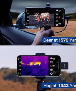 T2 Pro Android Thermal Monocular, Hunting Night Vision Scope for Phone, Detect Deer at 1579 Yards, 13mm Lens, Thermal Camera for Outdoor with Tactical Handle and Scope Mount (Not for iOS) 2