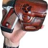 for Glock 26, 27, 30 Fast Draw Owb Leather Gun Holsters 4