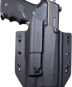 Black Kydex OWB Holster Compatible with Sig Sauer P229 Surefire X300 Ultra A