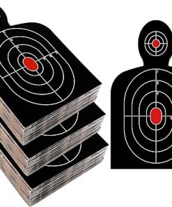 72 Pcs Shooting Target Tactical Cardboard Targets Cardboard Silhouette Target for Shooting Range Practice Competitions Training