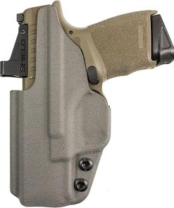 DeSantis Mean Streak IWB Gun Holster for Men and Women – Concealed Carry Kydex Holster for Pistols, Fits the GLOCK 43, 43X, 43X MOS with or without Red Dot Sight – Right Hand Draw, Pewter Gray 2