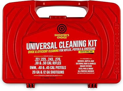 Shooter’s Choice Universal Gun Cleaning Kit for Rifles, Pistols & Shotguns 2 Shooter’s Choice Universal Gun Cleaning Kit for Rifles, Pistols & Shotguns - Image 2