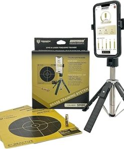 Triumph Systems Brass Dry Fire Laser Training System-Includes Laser, Targets, and Phone Stand