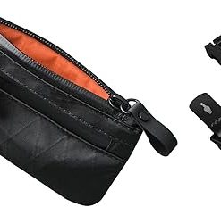 ALPAKA HUB Tactical Clip and Zip Pouch Pro – EDC Gear Clips – MOLLE Accessories – Webbing Belt Clip with Locking Mechanism, Minimalist Zipper Wallet – RFID Blocking ID Card Holder – Men’s Wallet