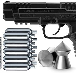 ARMYBOY Kit for Gamo P-430 – Dual Ammo .177 Cal BB & Pellet Pistol CO2 Semi-Auto │13 Rd Magazine – Pellet Gun Air Gun Pistol Kit (Gun + CO2 + Pellets + BBS)