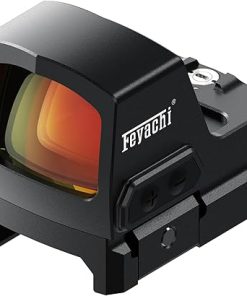 Feyachi RMR Red Dot Sight 2MOA, Solar Backup & Shake Awake, 1500G Shockproof IPX7 Waterproof, Universal Optic with Picatinny/MOS Plate