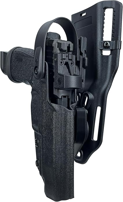 Level II Duty Drop and Offset Holster fits Sig P365 Fuse (Right-Hand Draw, Black) Level II Duty Drop and Offset Holster fits Sig P365 Fuse (Right-Hand Draw, Black)