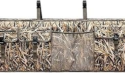 MYDAYS Double Gun Rack for UTV,Improve Style Gun Carrier Rifle Case Rear Storage Bag Roll Cage Cargo Organizer for 2 Guns