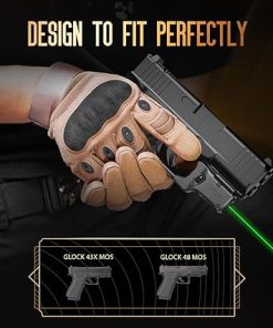 WARRIORLAND Green Laser Sight Tailored Fit G43X MOS / 48 MOS, Compact and Lightweight, Ambidextrous On/Off Switch & Power Indicator, WLS-100G 2