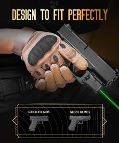 Tactical Scorpion Gear TSGWLS100GG43XMOS Green Laser Gun Sight Fits: Glock 43X MOS | Compact Green Gun Optic w/Ambidextrous Switch & Power Indicator 2