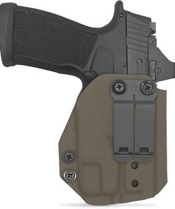 IWB Light Bearing Kydex Holster Compatible with Glock 19 with TLR1 Light, Adjustable Retention & Cant, Open-Ended Muzzle, Undercut Trigger Guard, Secure Fit for Men & Women