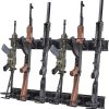 6 Gun Safe – Electronic Rifle & Pistol Safe with LED Light, Removable Shelf and Gun Rack 4