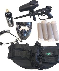 Tippmann A-5 Mega 4+1 Paintball Gun Package with Remote Coil Marker Set