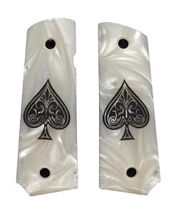 Pearl Spade Grips Compatible/Replacement for Browning 1911-22 1911-380 Grips