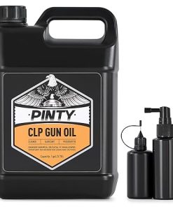PINTY 3-in-1 CLP Gun Oil, 1 Gallon Gun Cleaner for Gun Lubrication and Protection, CLP Gun Cleaning Oil with Mist Sprayer & Needle Oiler, Gun Lubricant and Oil Protectant for Rifles Handguns More